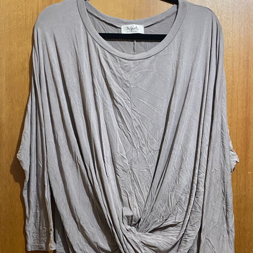 Material Girls M Girls Women's Loose Fit Knit Blouse